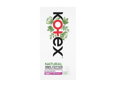 Higieniniai įklotai KOTEX NATURAL NORMAL+;36vnt