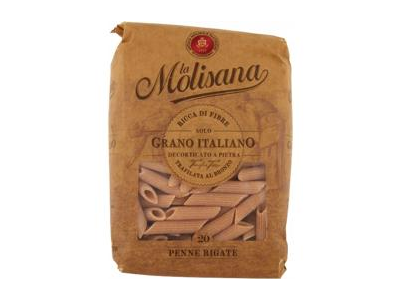 Visų grūdo dalių makaronai LA MOLISANA (vamzdeliai), 500 g