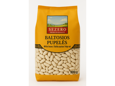 Baltosios pupelės SEZER, didelės, 900 g