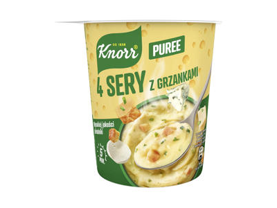 Greitai paruošiama bulvių košė KNORR, keturių sūrių skonio, 50 g