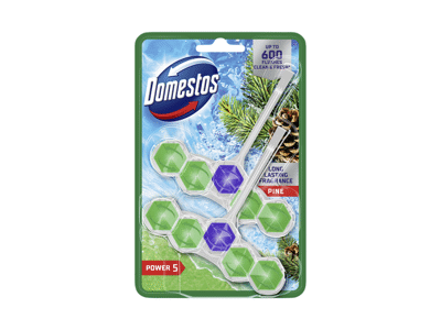 Tual. gaiviklis ir valiklis DOMESTOS POWER 5 PINE, 2 x 50 g, 100 g