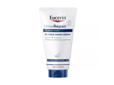 EUCERIN rankų kremas sausai odai su 5% šlapalo UREA REPAIR, 75 ml