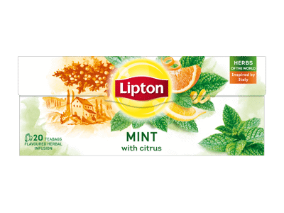 Žolelių arbata LIPTON CITRUS MINT, 26 g