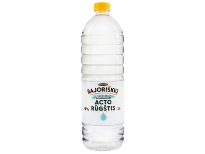 BAJORIŠKIŲ maistinė acto rūgštis (9%), 1 l