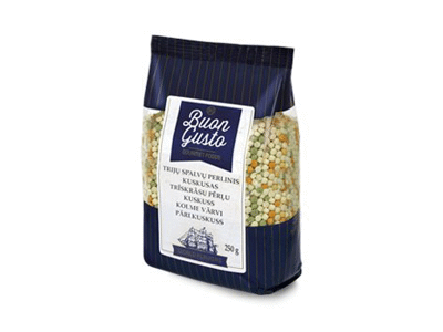 Perlinis kuskusas BUON GUSTO (trijų spalvų), 250 g