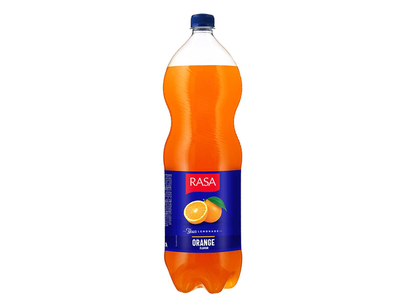 Apelsinų skonio gazuotas gaivusis gėrimas RASA, 2l