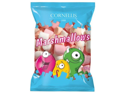 Zefyriniai  saldainiai CORNELLIS Pianki, 160 g