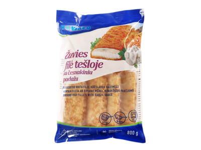 Žuvies filė su česn. padažu NOWACO, 44%, 800g