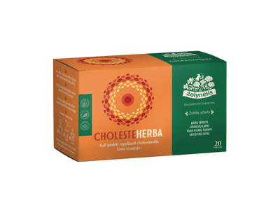 Žolelių arbata ŽOLYNĖLIS CHOLESTEHERBA, 30 g