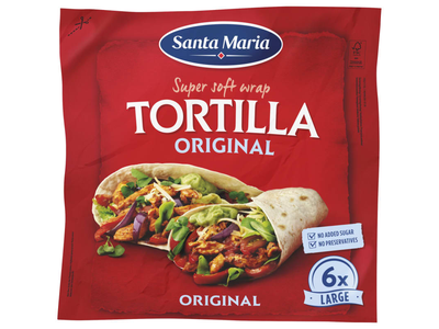Meksikietiškos tortilijos TEX MEX, 371g