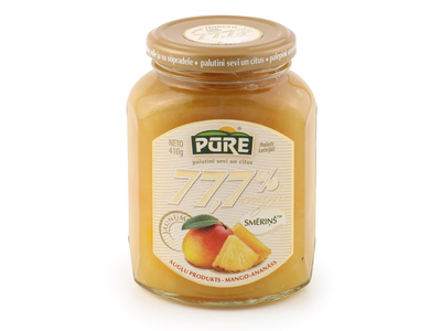 Mangų ir ananasų užtepėlė PŪRĖ, 410 g