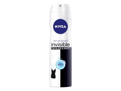 NIVEA Purškiamasis dezodorantas BLACK&WHITE PURE moterims 150ml