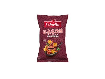 Traškus kvietinis užkandis ESTRELLA, šoninės skonio, 110 g