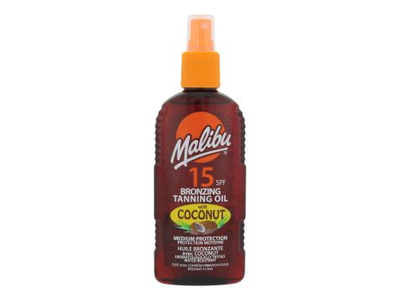 MALIBU SPF15 COCONUT apsauginis įdegio aliejus, 200 ml