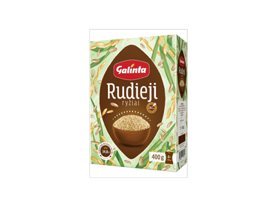 Rudieji ryžiai GALINTA, 400 g