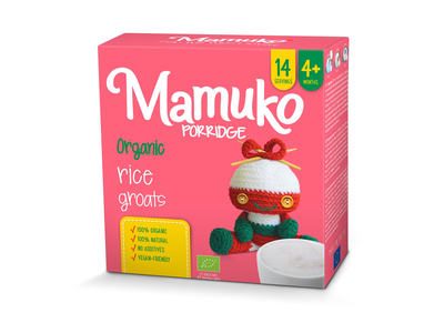 Ekologiška ryžių košė MAMUKO, 240 g