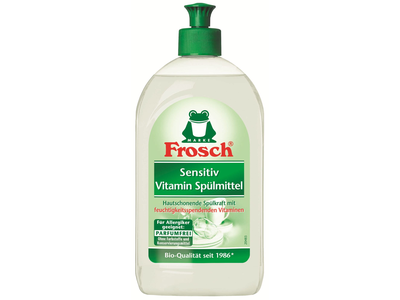 Indų ploviklis FROSCH, antialerginis, 500 ml