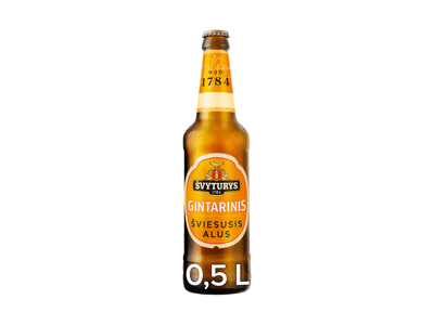 Alus ŠVYTURYS GINTARINIS 4,6%, 6 x 500 ml