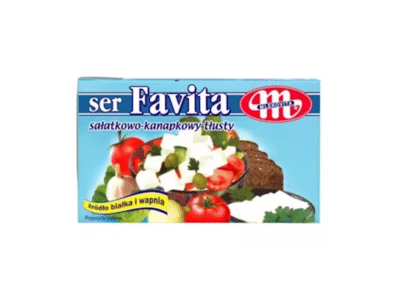 Švelniai sūdytas sūris FAVITA, 45 % rieb. s. m., 270 g
