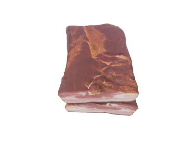 Šaltai rūkyta kiaulienos šoninė, a. r., 1 kg