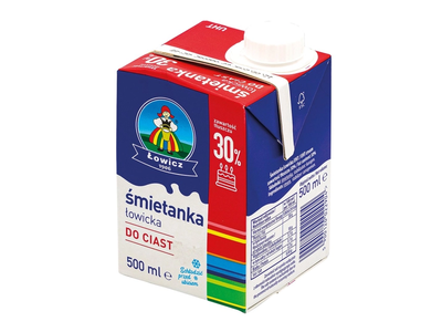 UAT Grietinėlė FARM MILK, 30%, 500ml, 500 ml
