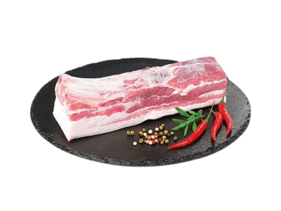 Atvėsinta kiaulienos šoninė MEISTRO KOKYBĖ be kaulo, 1 kg