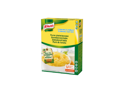 Bulvių piurė KNORR, su pienu, 4 kg