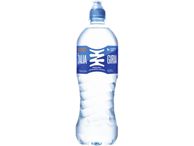ŽALIA GIRIA SPORT Negazuotas natūralus mineralinis vanduo 0,75 l