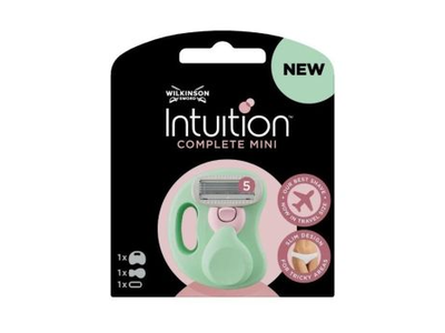 WILKINSON  SWORD INTUITION MINI kelioninis moterų skustuvas su dėklu