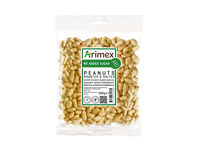 Kepinti, sūdyti žemės riešutai ARIMEX, 500 g