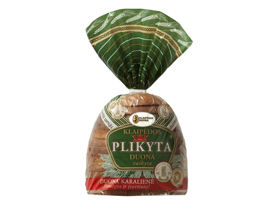 Plikyta raikyta KLAIPĖDOS duona, 380 g