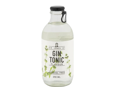 Nealkoholinis kokteilis, SIR JAMES 101 Gin Tonic, 0,0%, 0,25 l