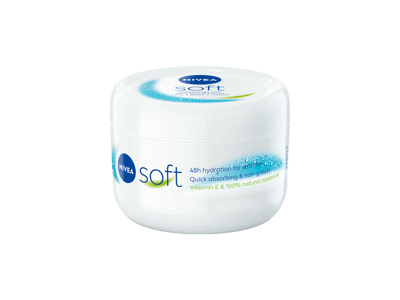 Drėkinamasis kremas veidui, kūnui ir rankoms NIVEA SOFT, 375 ml