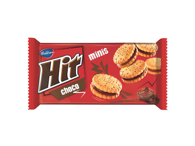 Sausainiai su kakavos skonio įdaru BAHLSEN HIT MINIS, 130g