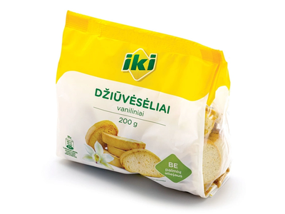 Vaniliniai džiūvėsėliai IKI, 200 g
