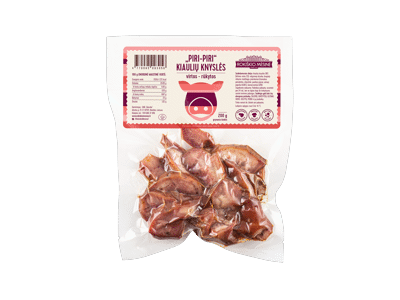 Virti rūkyti kiaulių šnipai PIRI-PIRI, pjaustyti, a. r., 200 g