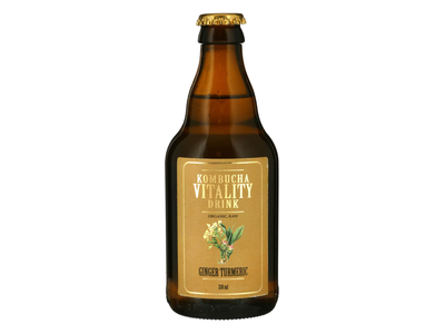 Eko. gaz. imbierų arbatos gėrimas,330ml