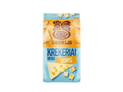 Krekeriai GAIDELIS MINI sūrio skonio, 72 g