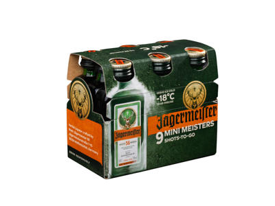 Likeris JAGERMEISTER, 35%, 0,02 l x 9 vnt