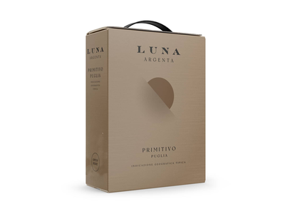 Raud. saus. vynas LUNA ARGENTA, 13,5 %, 3 l