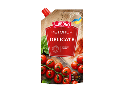 Kečupas DELICATE SCHEDRO, 250 g