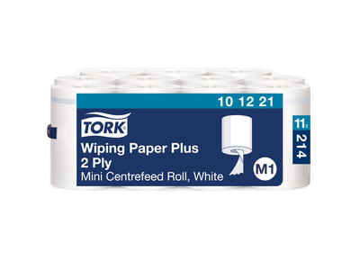 Popieriniai rankšluosčiai TORK M1 Advanced Mini, 2 sl., baltos sp., 75 m, 101221