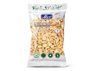 Kepinti, sūdyti žemės riešutai ALVO, 200 g