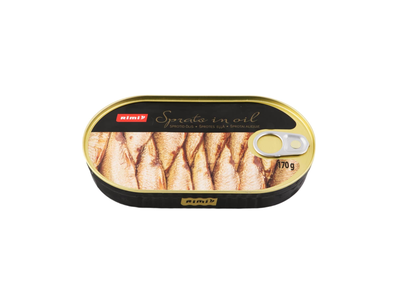 Šprotai aliejuje RIMI, 170 g