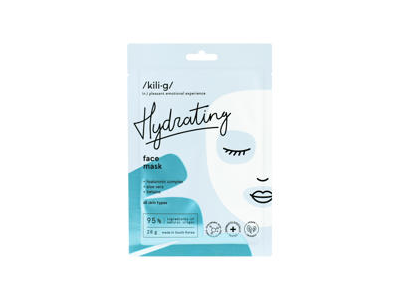 Lakštinė veido kaukė KILIG HYDRATING, 28 g