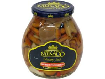 Marinuotų grybų mišinys MIKADO GOURMET, 530 g / 310 g