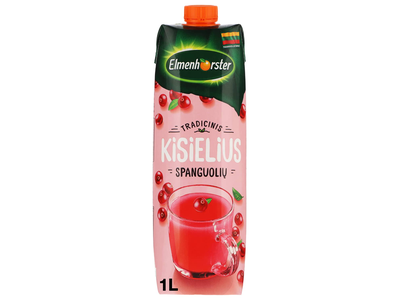 Kisielius ELMENHORSTER, spanguolių skonio, 1 l