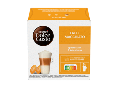 Kavos kapsulės NESCAFE DOLCE GUSTO Latte Macchiato, 183.2g