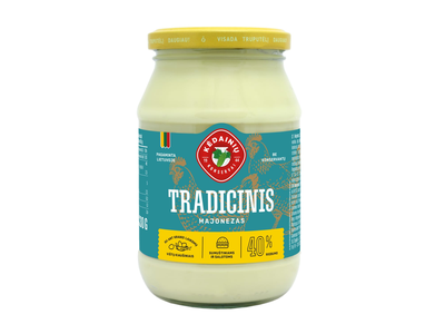 Tradic. majonezas KĖDAINIŲ KONSERVAI,40%,430g