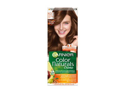 Garnier Color Naturals 4.3, auksinė ruda. 